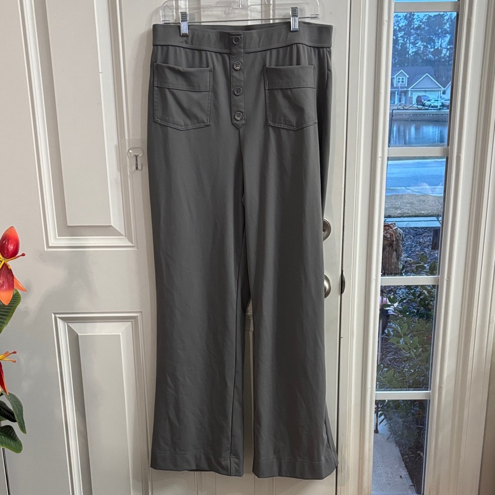 HALARA Charcoal Wide Leg Joggers Size XL